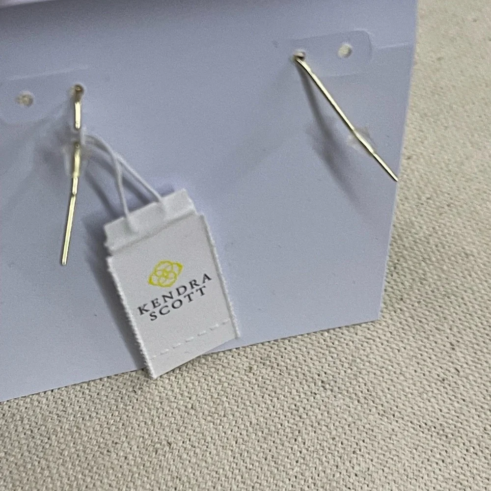 NWT Kendra Scott Elle Abalone Shell Earrings - Picture 3 of 9